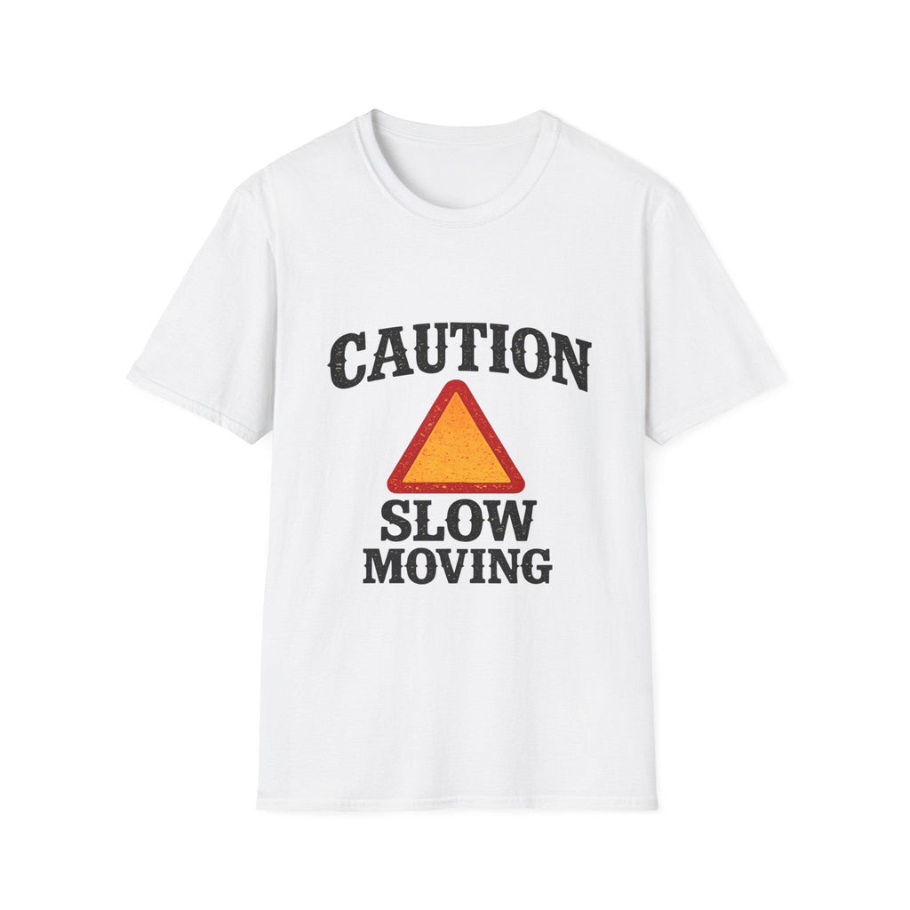 Caution Slow Moving T-Shirt | Warning Triangle Graphic Tee