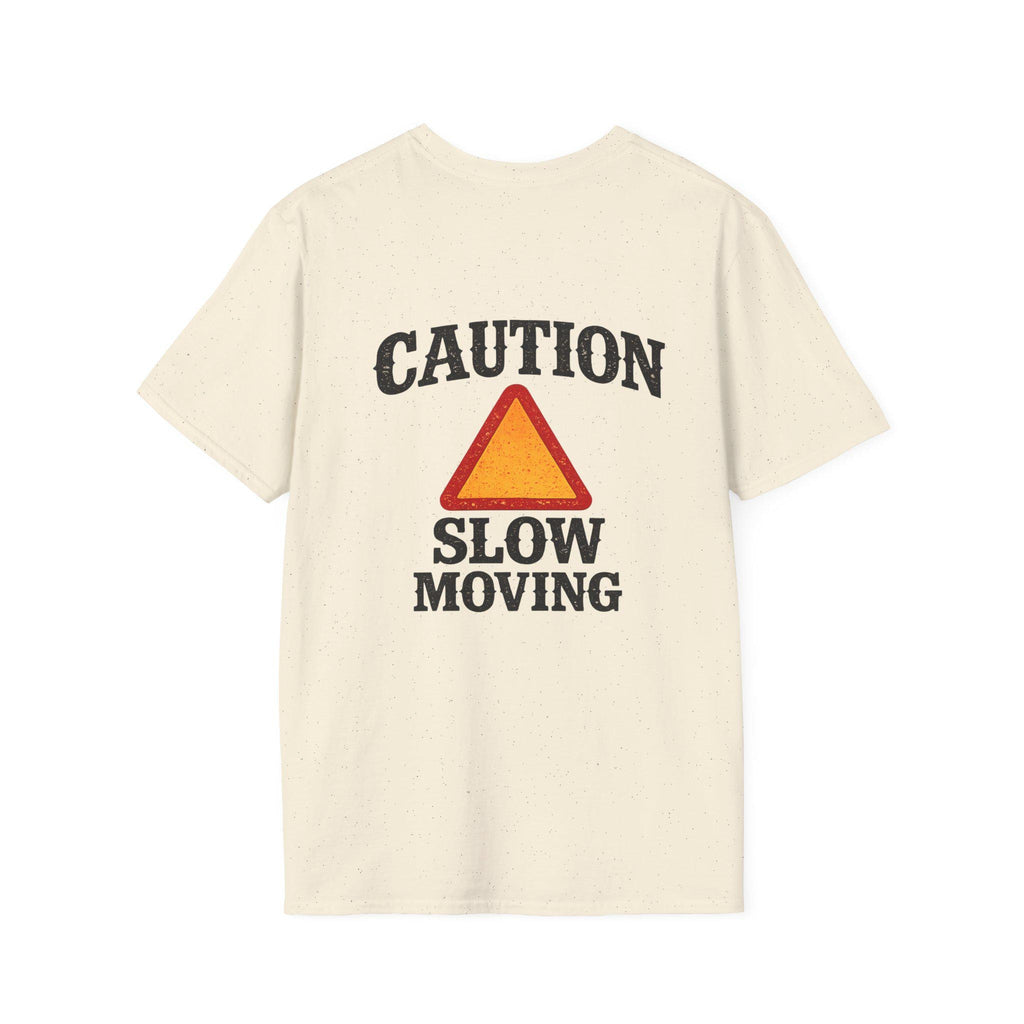 Caution Slow Moving T-Shirt | Warning Triangle Graphic Tee