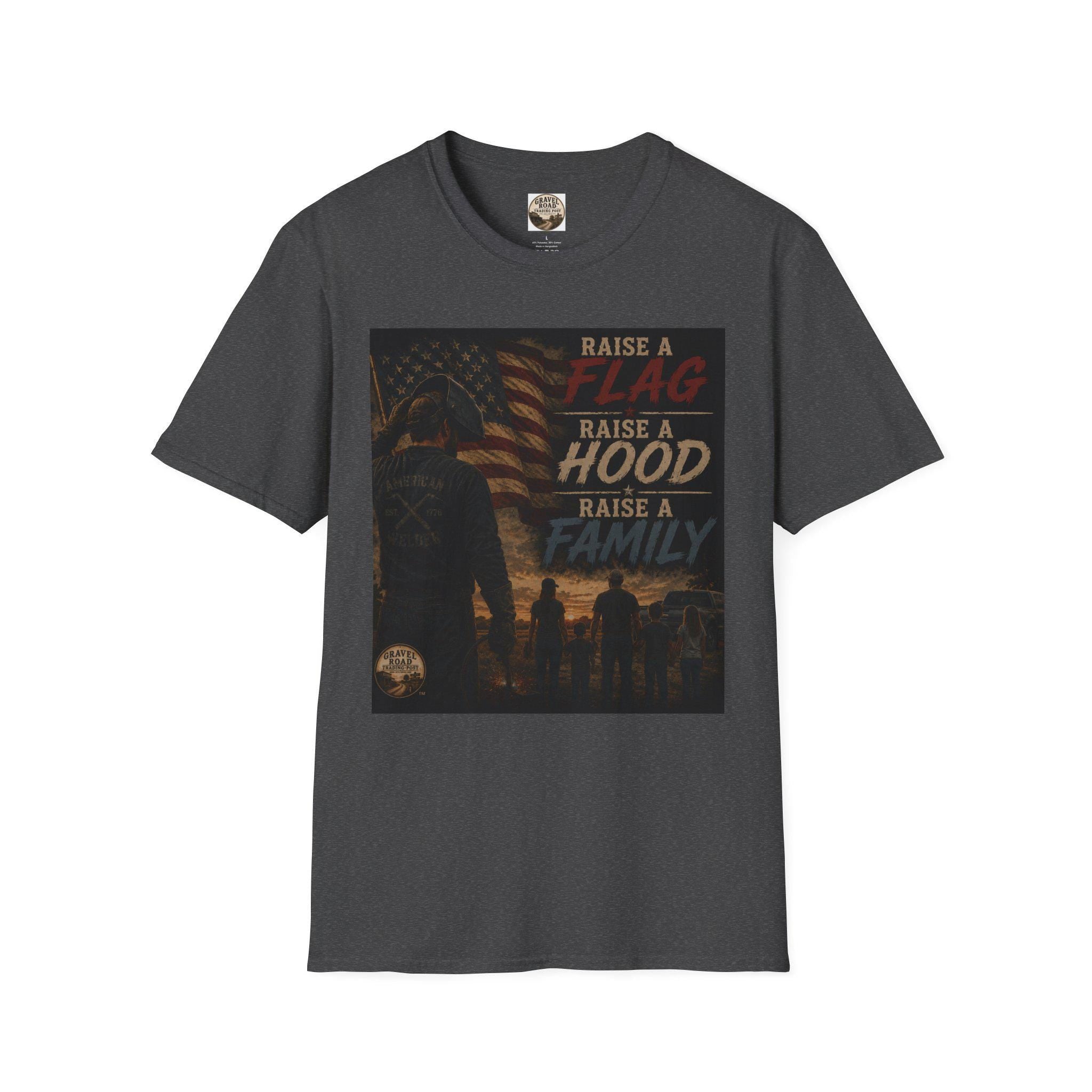 USA Flag, Welder Family Graphic T-shirt