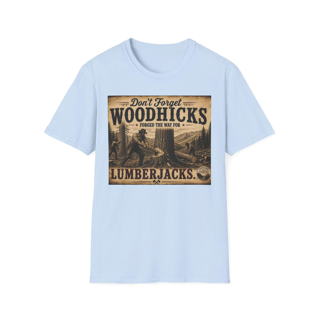 Woodhicks, Lumberjack T-Shirt | Vintage Logging Design