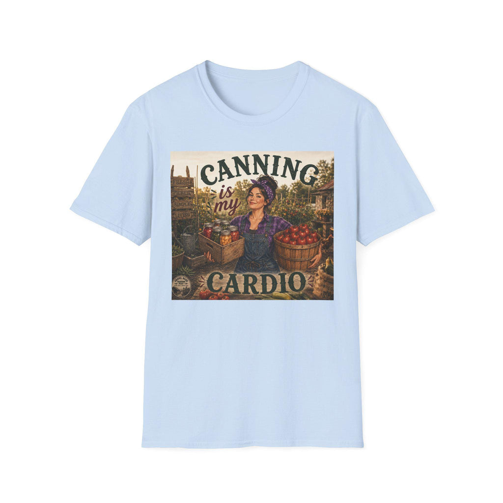 Canning Is My Cardio T-Shirt | Vintage Canning Illustration Tee