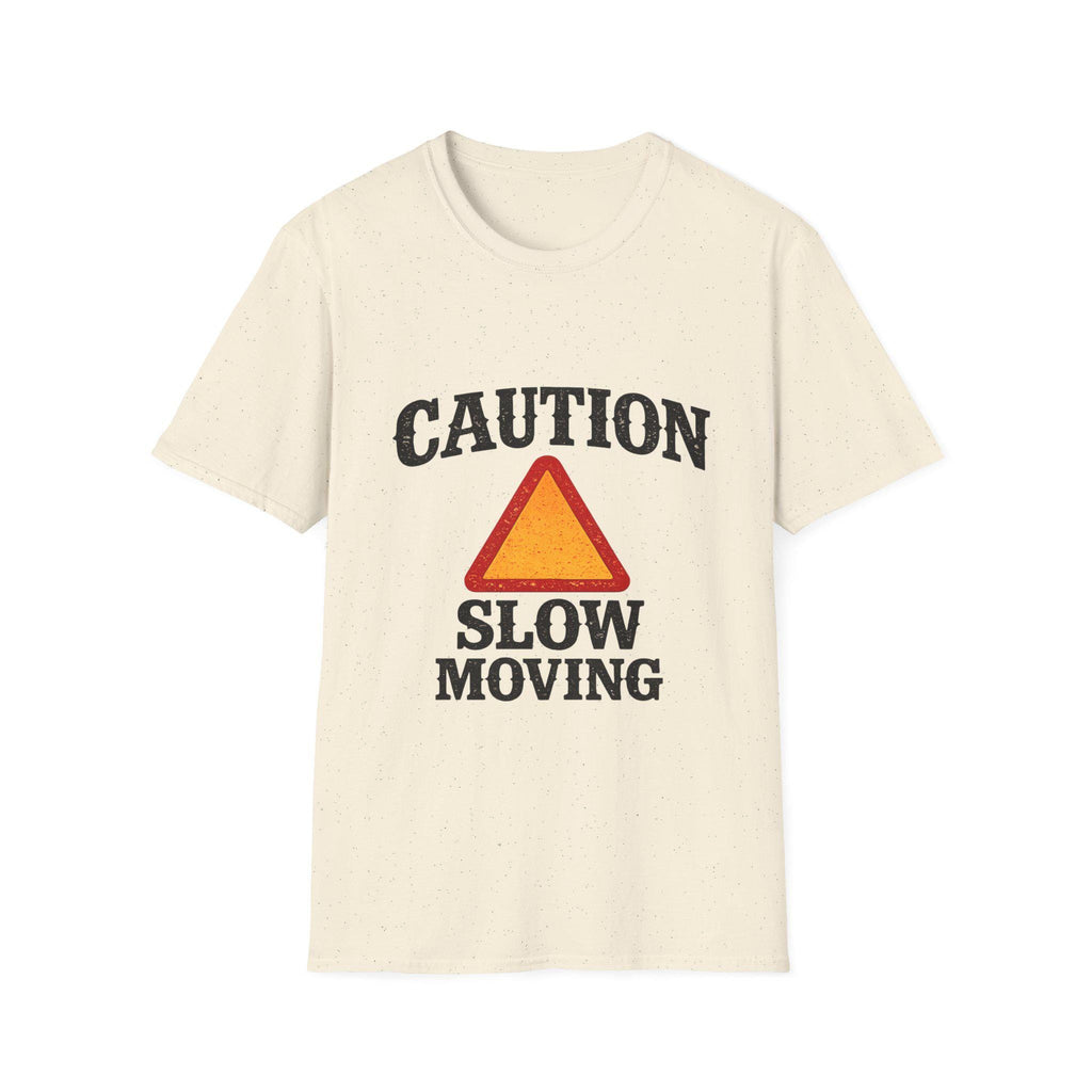 Caution Slow Moving T-Shirt | Warning Triangle Graphic Tee