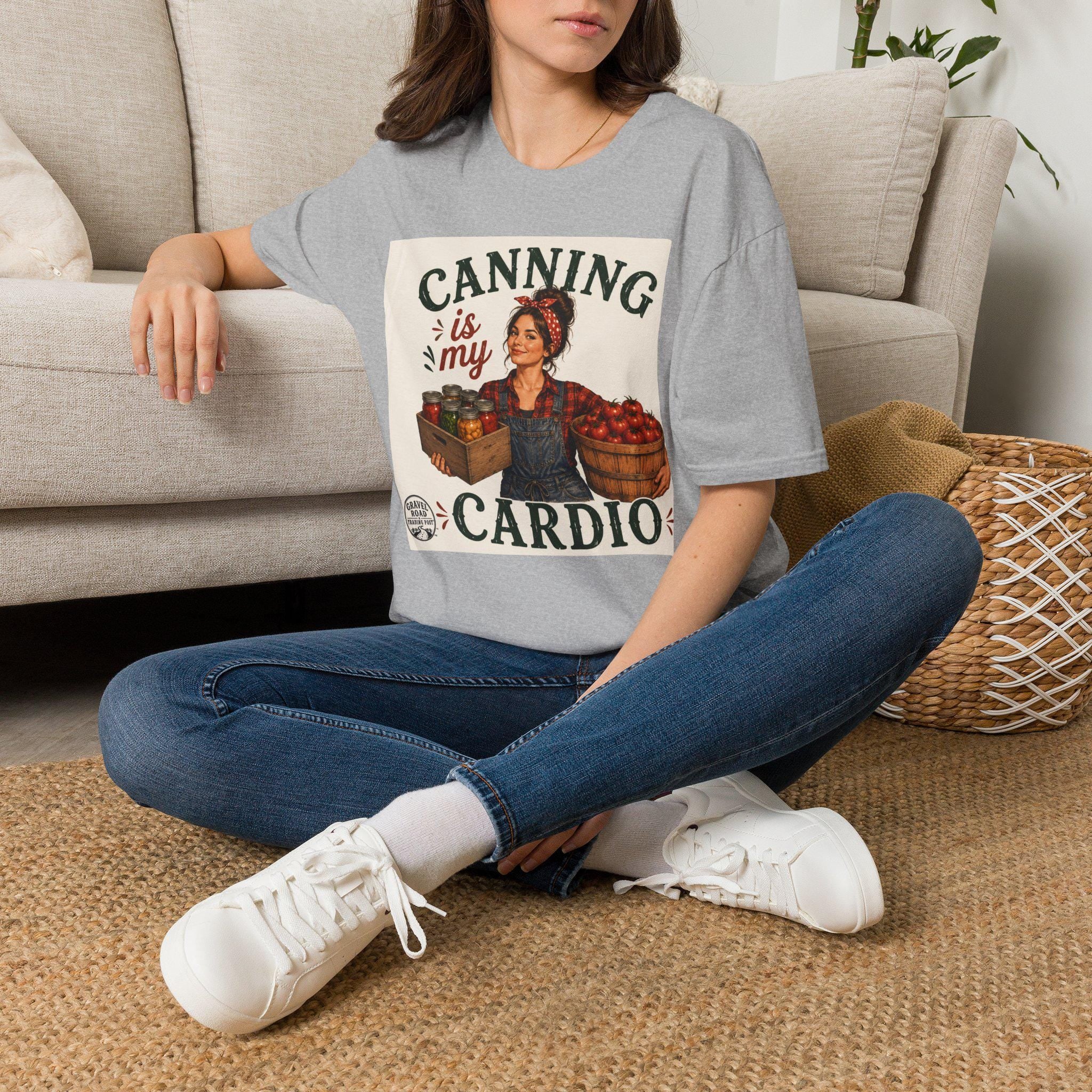 Canning Is My Cardio T-Shirt | Canning Jar Jam Preserving Shirt