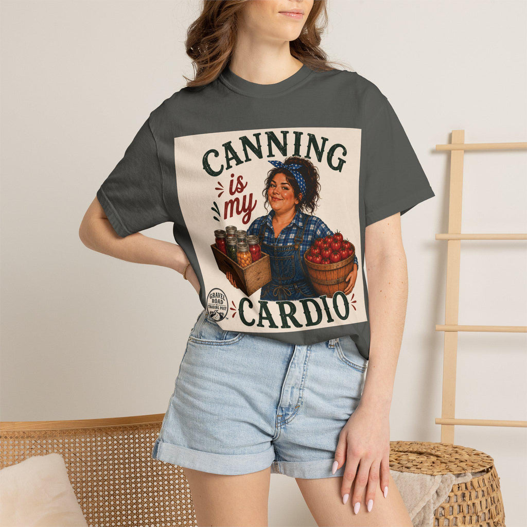 Canning Is My Cardio T-shirt | Vintage Canning Kitchen Preserving Design