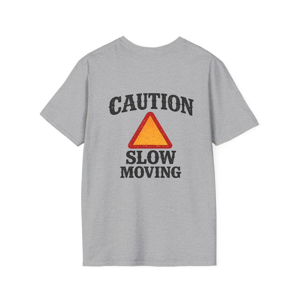 Caution Slow Moving T-Shirt | Warning Triangle Graphic Tee