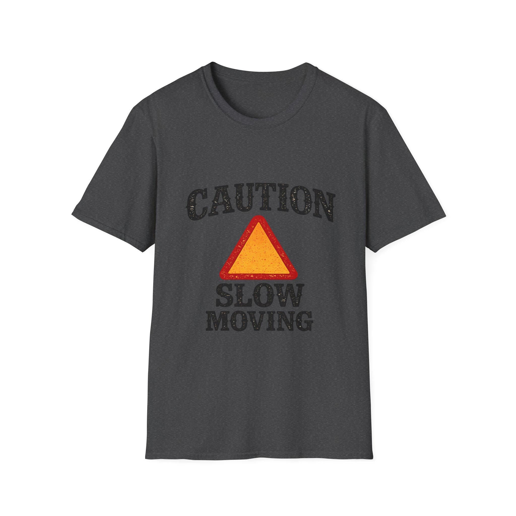 Caution Slow Moving T-Shirt | Warning Triangle Graphic Tee
