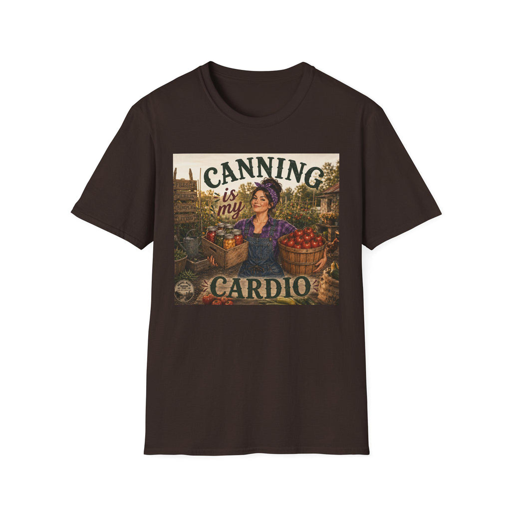 Canning Is My Cardio T-Shirt | Vintage Canning Illustration Tee