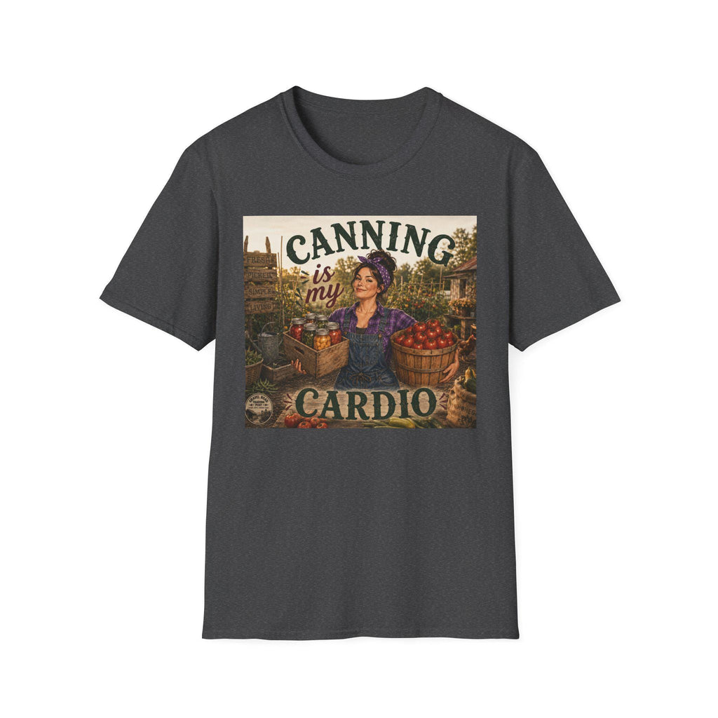 Canning Is My Cardio T-Shirt | Vintage Canning Illustration Tee
