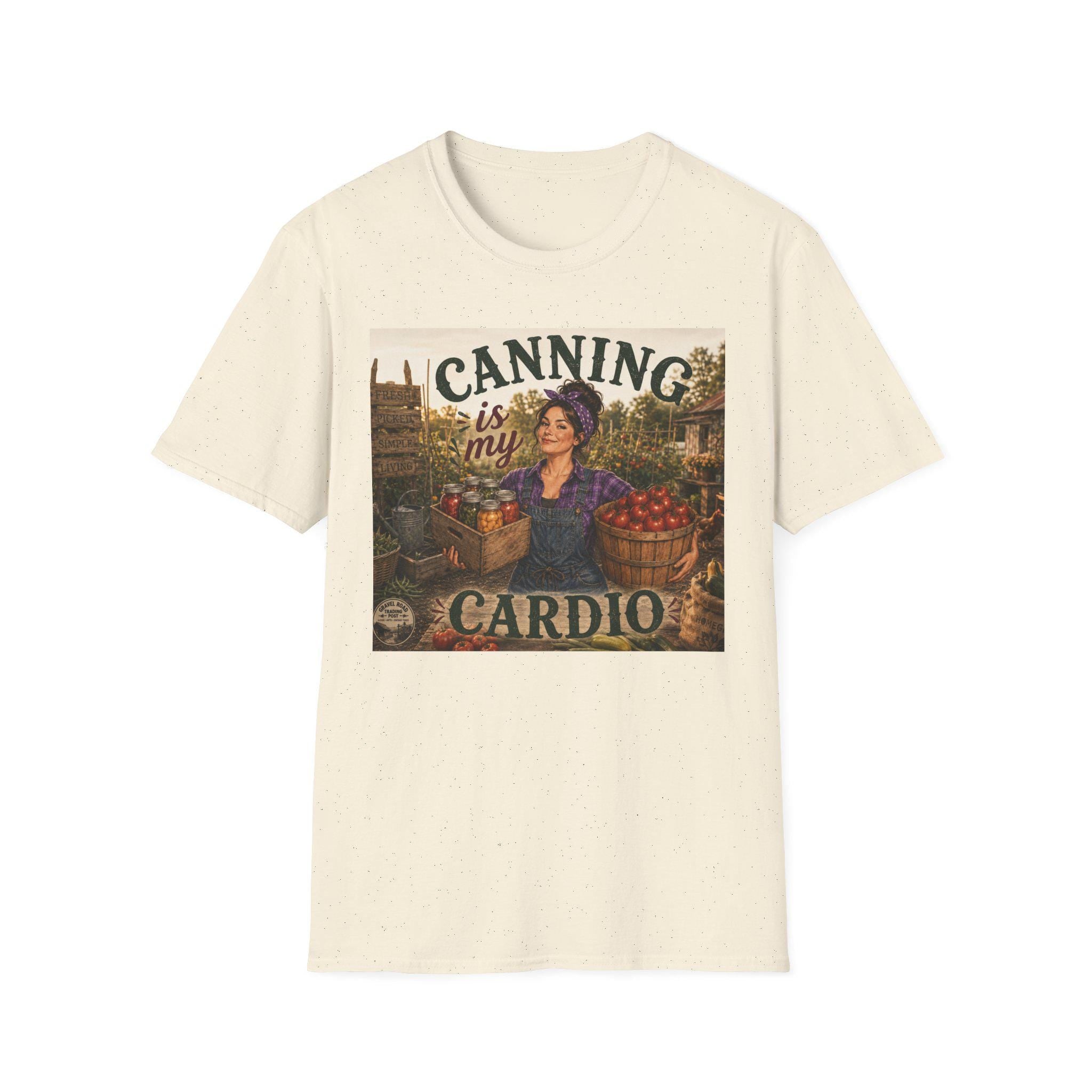 Canning Is My Cardio T-Shirt | Vintage Canning Illustration Tee