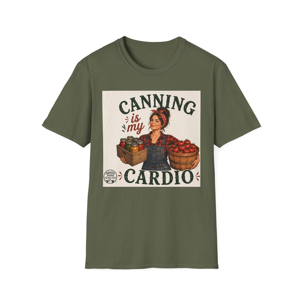 Canning Is My Cardio T-Shirt | Canning Jar Jam Preserving Shirt