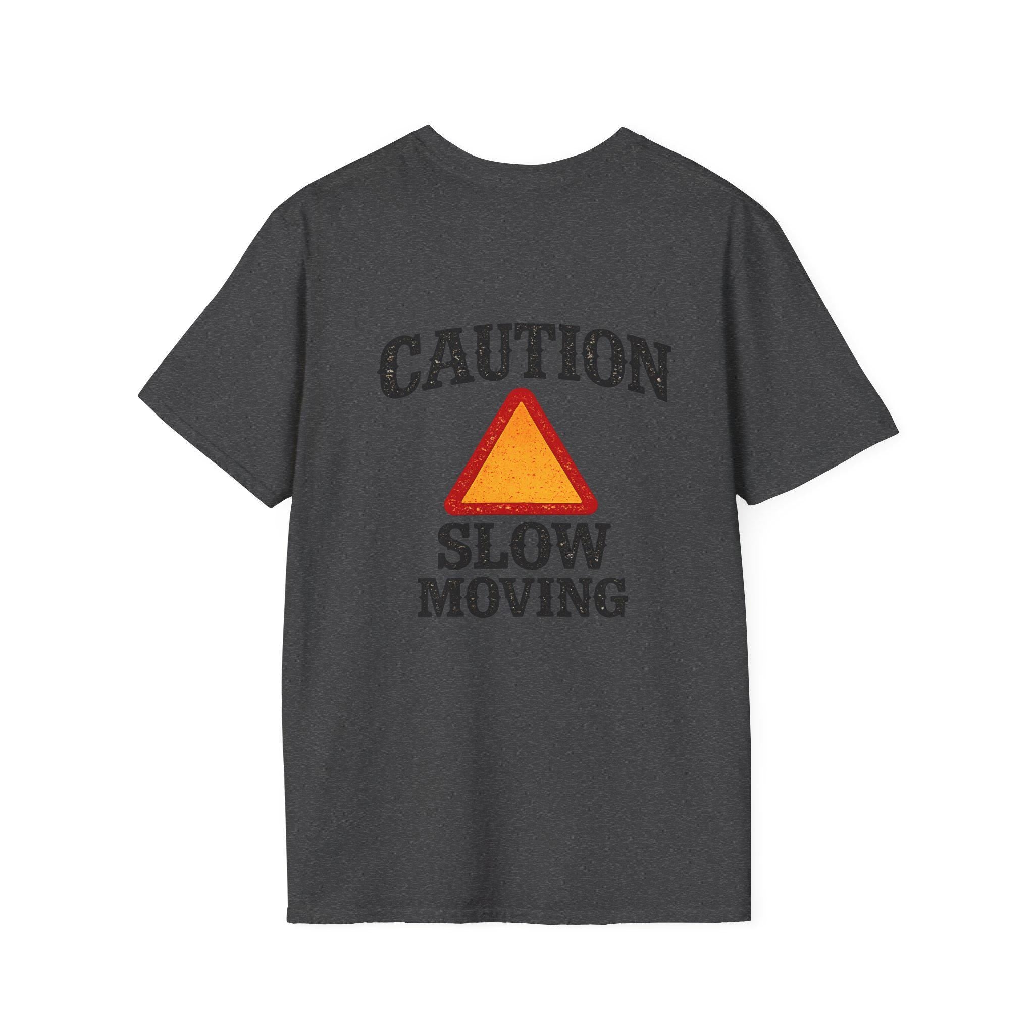 Caution Slow Moving T-Shirt | Warning Triangle Graphic Tee