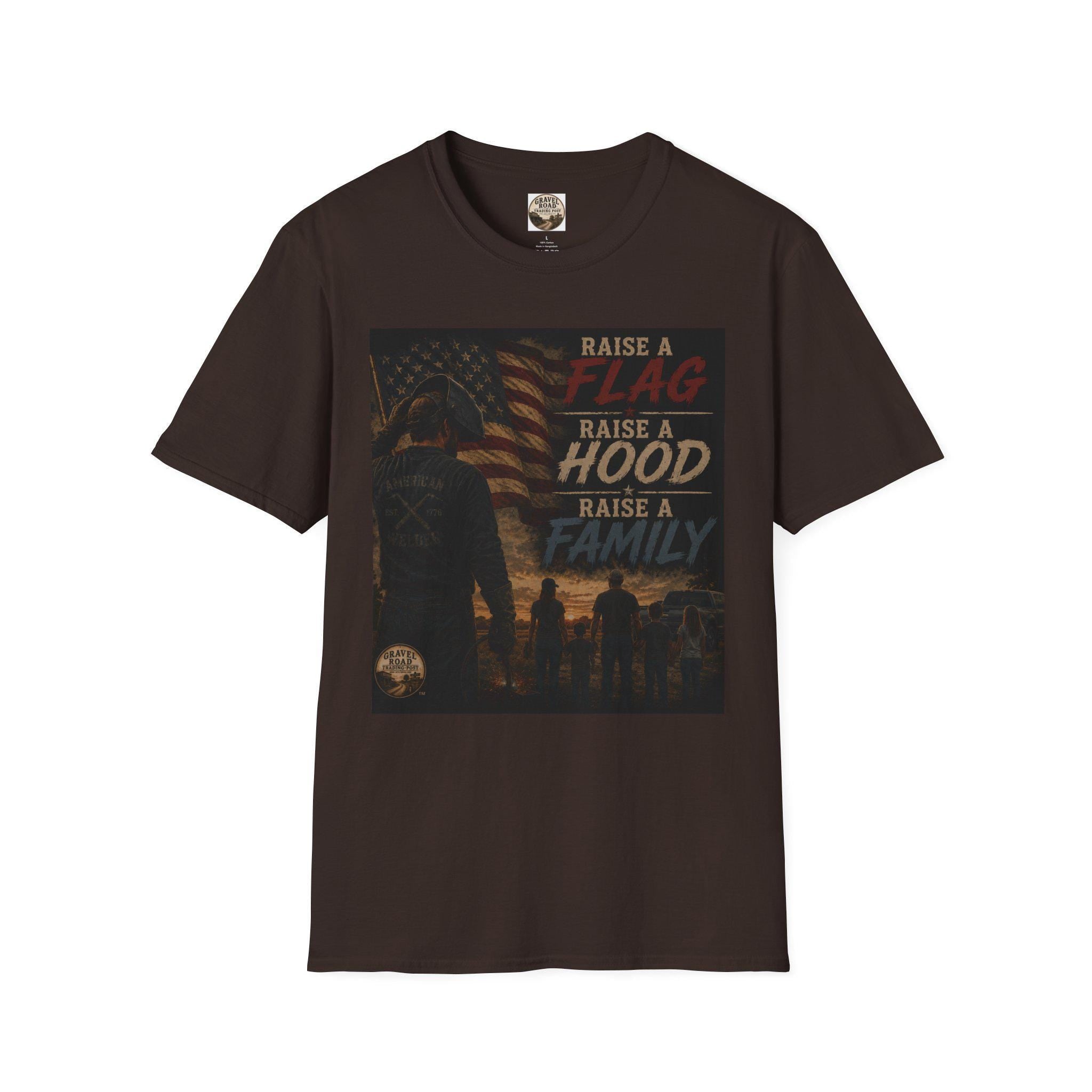 USA Flag, Welder Family Graphic T-shirt