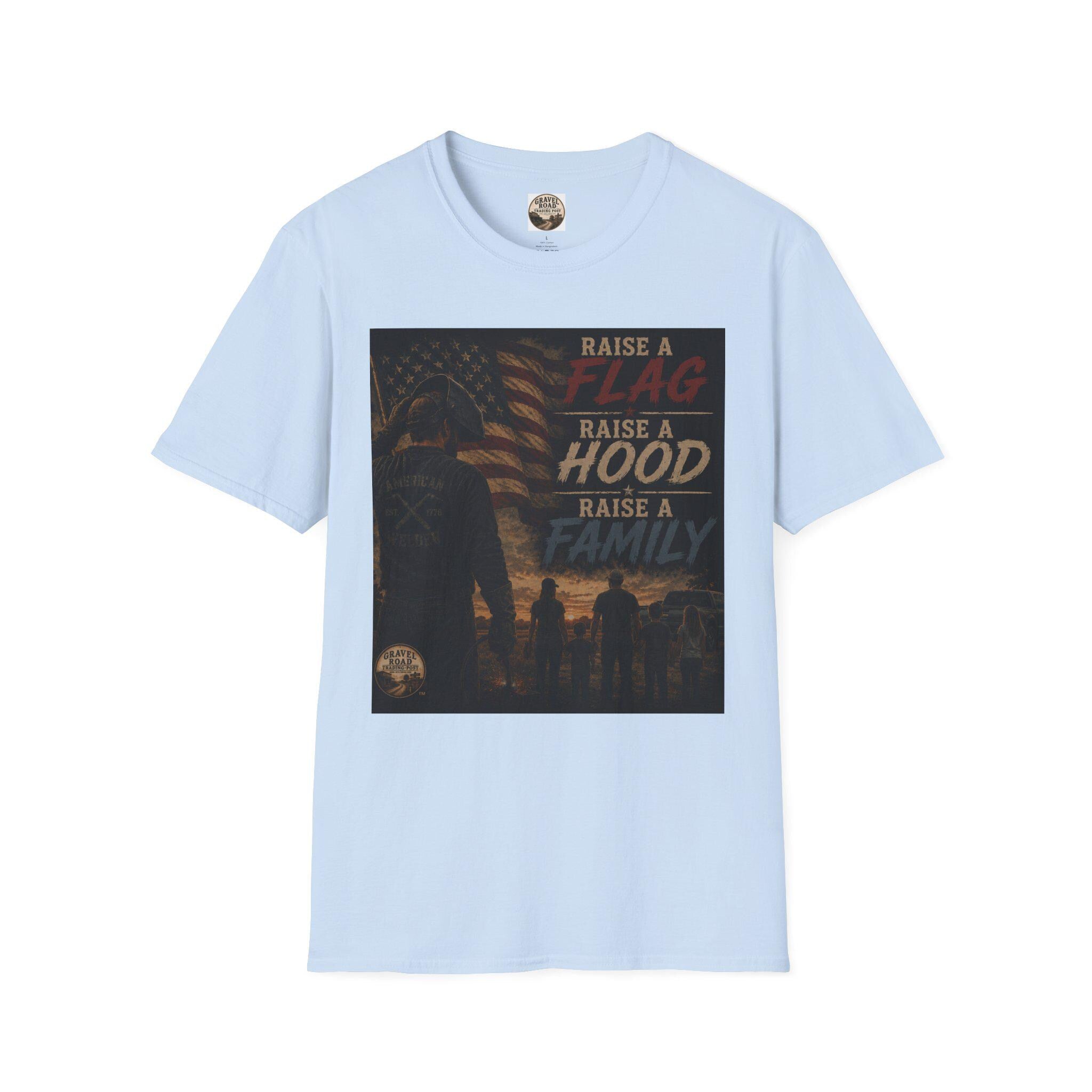 USA Flag, Welder Family Graphic T-shirt