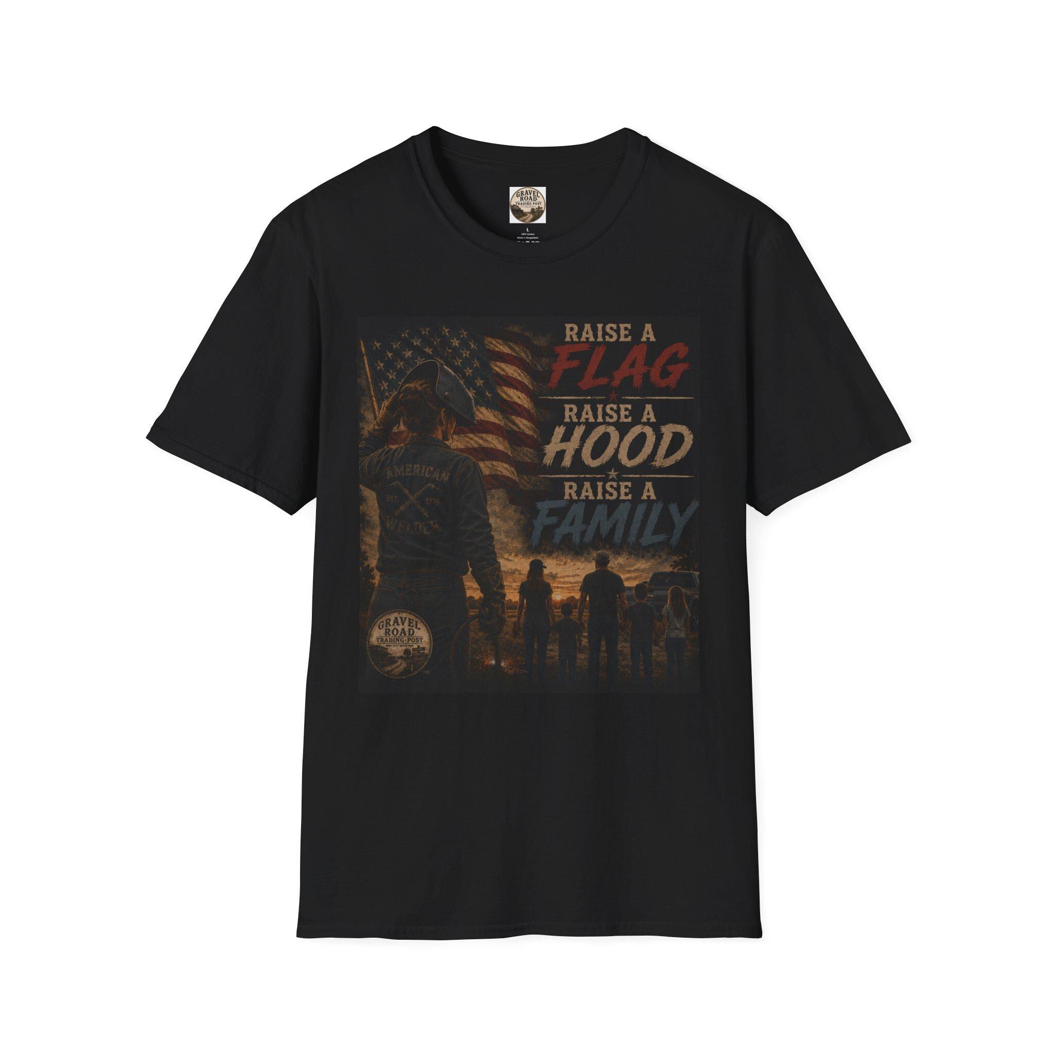 For Her,  USA Flag, Welder, Patriotic  | American Flag Design