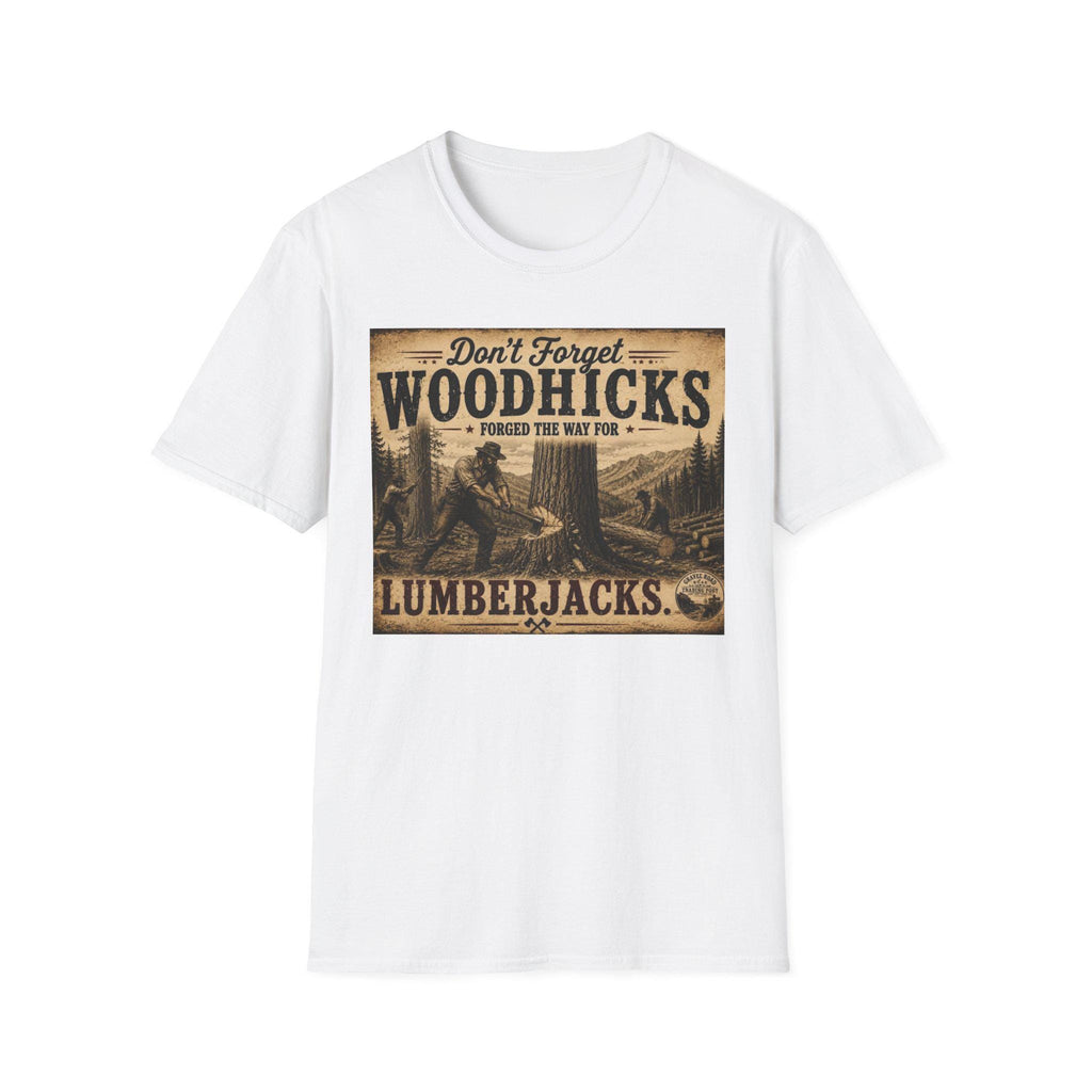 Woodhicks, Lumberjack T-Shirt | Vintage Logging Design