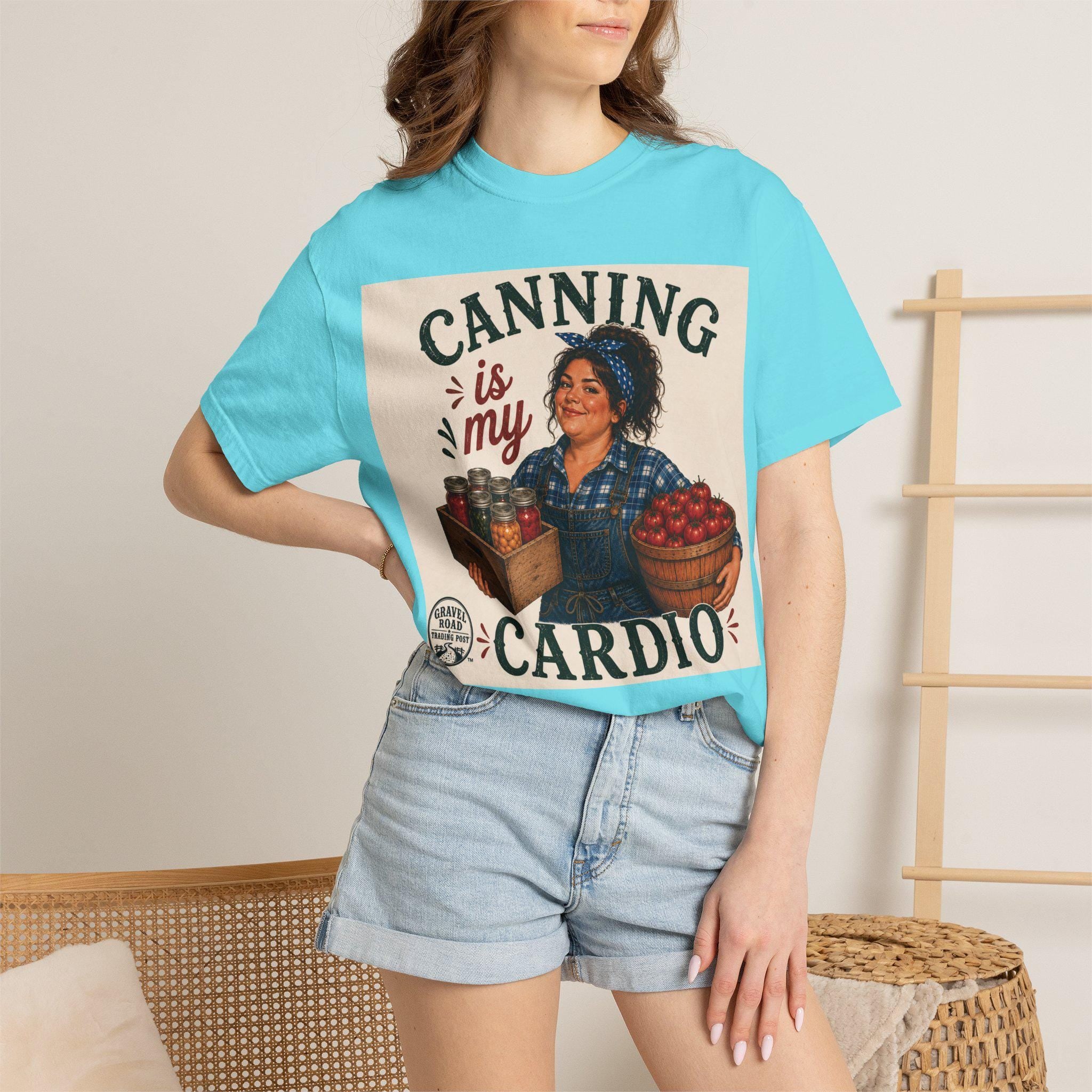 Canning Is My Cardio T-shirt | Vintage Canning Kitchen Preserving Design