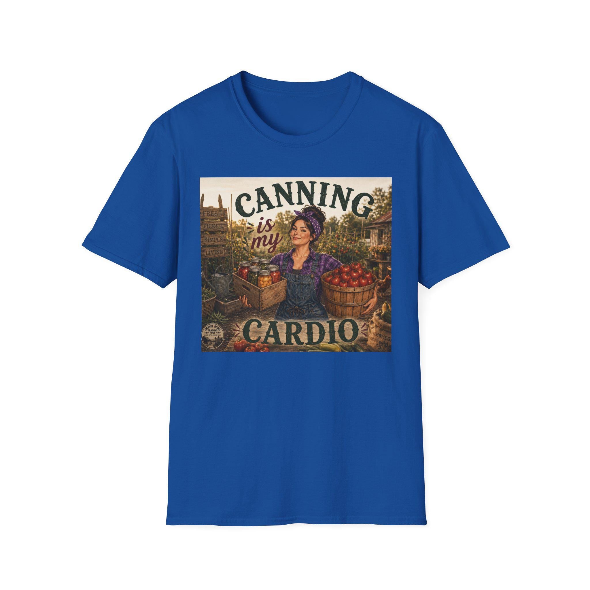 Canning Is My Cardio T-Shirt | Vintage Canning Illustration Tee